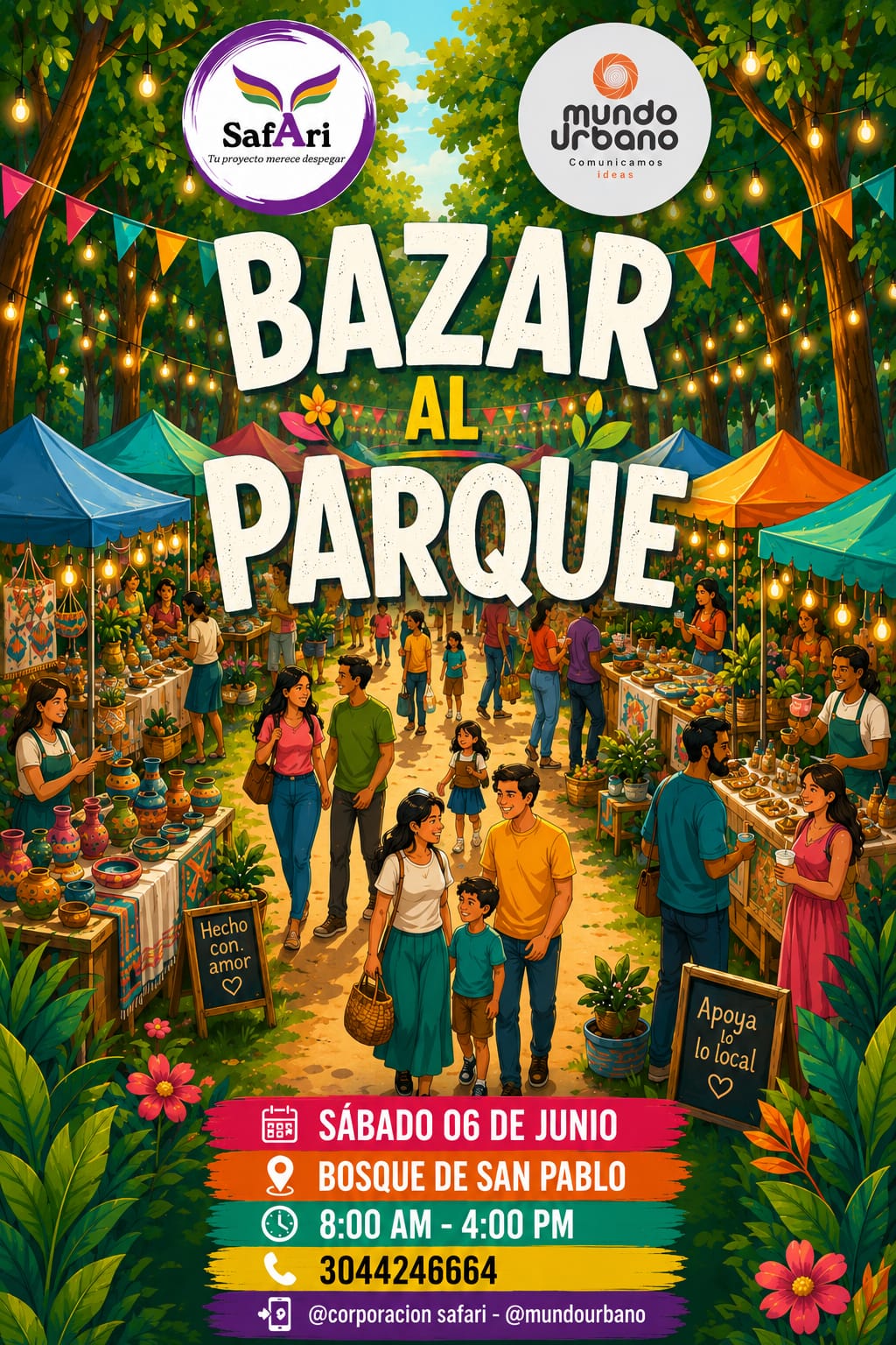 Bazar Al Parque - Bosque de San Pablo - Junio 2026